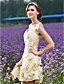  A-line Straps Short/Mini Taffeta Wedding Dress