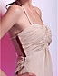  A-line Halter Neck Knee-length Chiffon Cocktail Dress