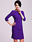  ts Einfachheit Open-Back-Bleistift Kleid