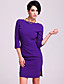  ts Einfachheit Open-Back-Bleistift Kleid