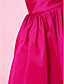  A-line Taffeta Asymmetrical Flower Girl Dress With Straps