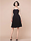  A-line Spaghetti Strap Knee-length Chiffon And Satin Mother Of The Bride Dress
