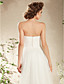  Sweetheart Neck Sweep/Brush Train Tulle Wedding Dress