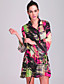  TS Digital Pleated Flow Dress With Belt