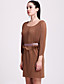  TS Elegant Ruffle Waist Dress