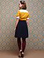  ts vintage style multi-kleur jurk