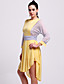  TS Simplicity Two-tone Girdle Long Sleeve Dress