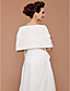  ärmellos Kunstpelz Braut Hochzeit Jacke / Wrap (0061-16)