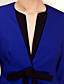  TS Contrast Color Bow Blazer
