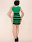  TS Ribbon Color Block Stripe Dress (More Colors)