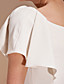  simplicidade ts dobrado vestido bainha colar