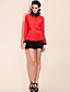  ts metalen knoop blouse met lange mouwen shirt (meer kleuren)