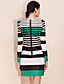  TS Color Stripped Tunic Dress