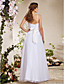  A-line Spaghetti Straps Floor-length Tulle Wedding Dress