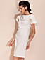  simplicidade ts dobrado vestido bainha colar