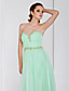  bainha / coluna namorada do assoalho-comprimento vestido de noite de tule