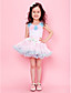  muiltcolored skirtit ruban fille arc tenue