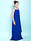  Sheath/Column Straps Floor-length Chiffon Junior Bridesmaid Dress
