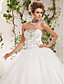  Ball Gown Sweetheart Strapless Floor-length Tulle Wedding Dress