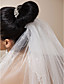  Two-tier Tulle With Pearls Fingertip Length Veil (More Colors)