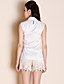  ts barokkstil print krage bluse skjorte (flere farger)