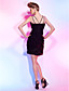  NELLA - Cocktailjurk van Chiffon en Kant