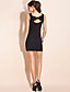  TS Double Button Open-back Bow Dress (More Colors)