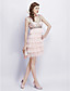  IVONETTE - Abito da Cocktail in Chiffon e Tulle