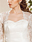  Ball Gown Sweetheart Corte treno raso pizzo abito da diserbo