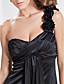  Sheath/Column One Shoulder Floor-length Polyester Evening Dress