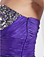  A-line Sweetheart Asymmetrical Taffeta And Charmeuse Evening Dress
