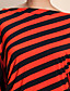  ts Streifen ½ Ärmel Jersey Kleid (weitere Farben)
