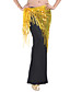  poliestere dancewear con lustrini cintura danza del ventre sciarpa / per le signore