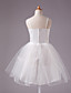  A-line Spaghetti Straps Knee-length Satin Sleeveless Flower Girl Dress