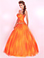  Ball Gown Sweetheart Floor-length Tulle Prom Dress