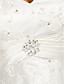  A-line V-neck Chapel Train Lace Plus Size Wedding Dress