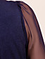  ts mangas abullonadas brillante vestido