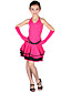  Dancewear Polyester Performance Latin Dance Dress For Kids
