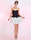  Ball Gown Sweetheart Short/Mini Sequined Cocktail Dress