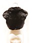  Elegant Short Sleeves High Neck Black Faux Fur Special Occasion Jacket / Wrap