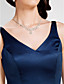  a-line v con cuello en la rodilla-longitud del vestido la dama de honor satin