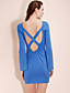  TS Open Back Slim Jersey Dress (More Colors)