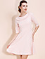  TS Folded Collar 3/4 Sleeve Dress (More Colors)