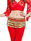  poliéster dancewear com 338 moedas de ouro lenço barriga dança hip para senhoras mais cores