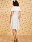  TS VINTAGE 1950s Embroidered Belted Shawl Dress