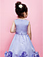  Ball Gown Jewel Ankle-length Satin Flower Girl Dress