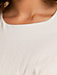  ts ruffle cintura vestido decote quadrado