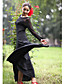  dancewear polyester salle de bal Robe de danse latine pour les dames des couleurs plus
