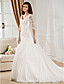  Ball Gown V-neck Chapel Train Taffeta  Wedding Dress