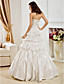  Ball Gown Sweetheart Floor-length Taffeta  Wedding Dress